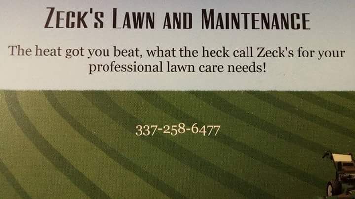Zeck's Lawn and Maintenance