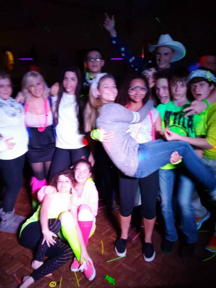 End of a fun sweet 16 party.