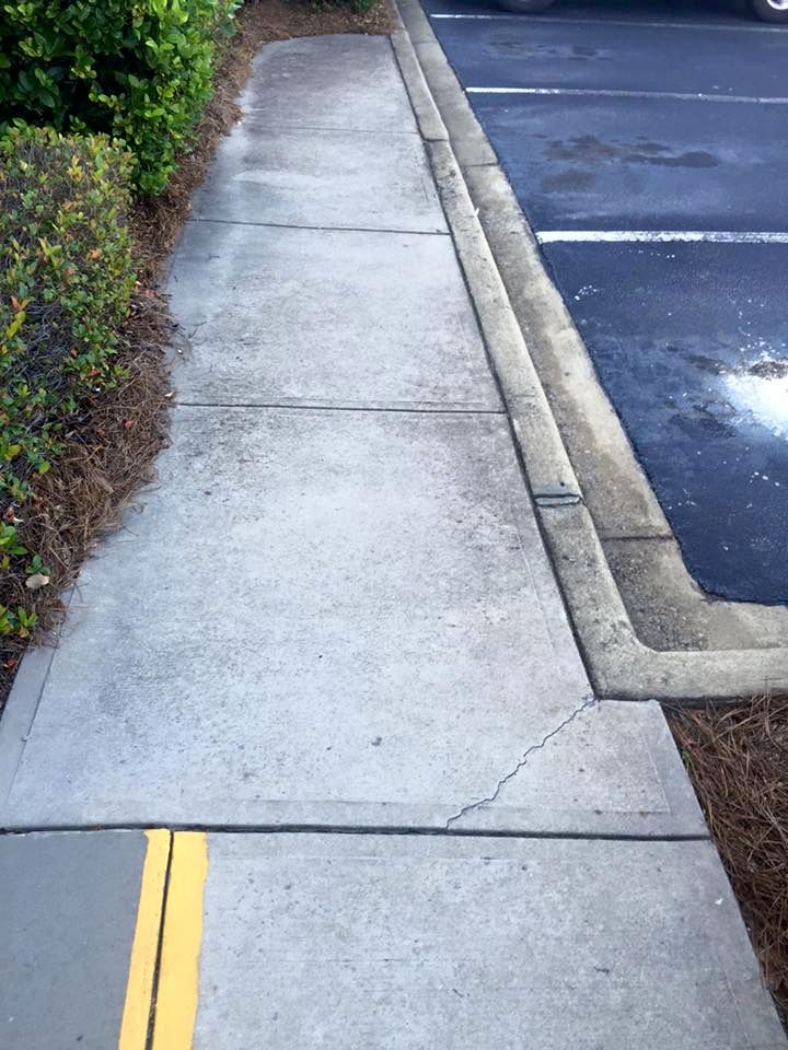 Apartment Sidewalk: Before