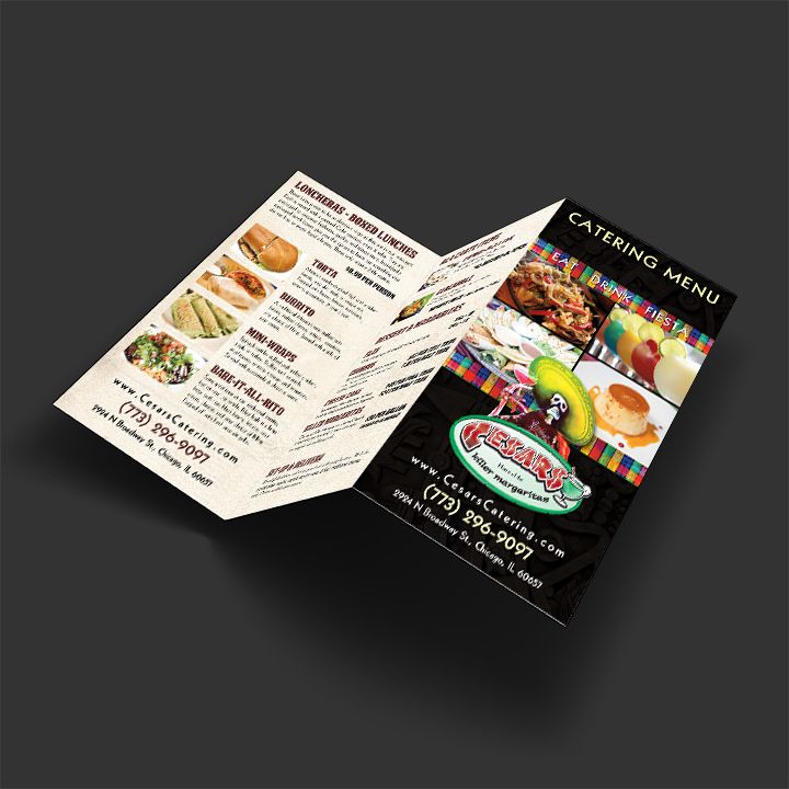 Tri-fold Menu