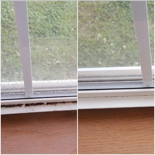 Before - after window sill
