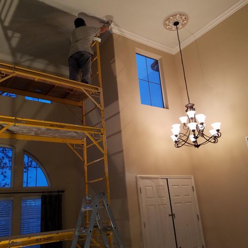 Got high ceilings? No problem, we get it done!