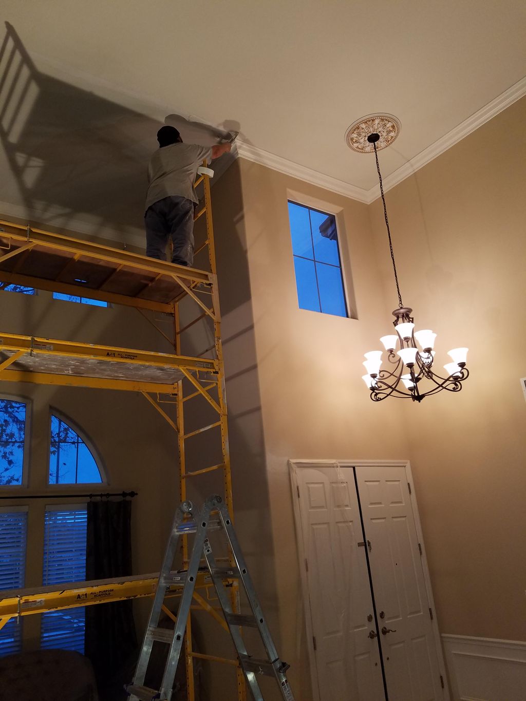 Got high ceilings? No problem, we get it done!