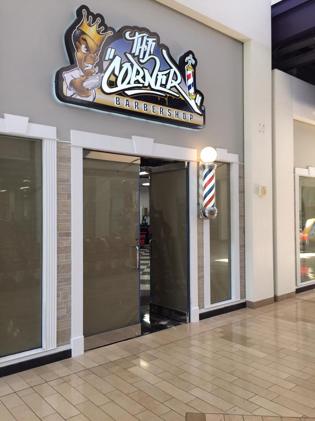 Total rewire for new tenant at St Mathews mall. Al