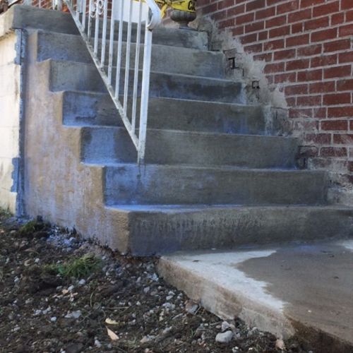 Short Notice Remove and Replace Concrete Steps on 