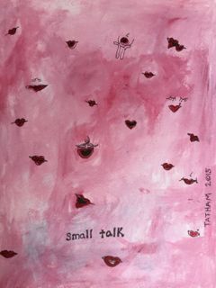 Small Talk
Acrylic and Pen on Paper