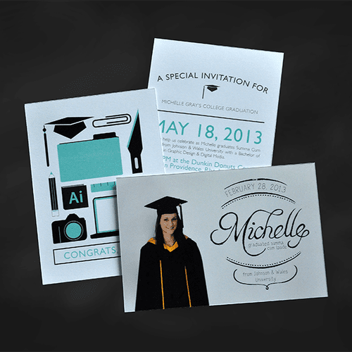 Samples of graduation invitations and announcement