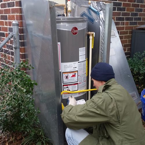 Gas water heater replacement 
