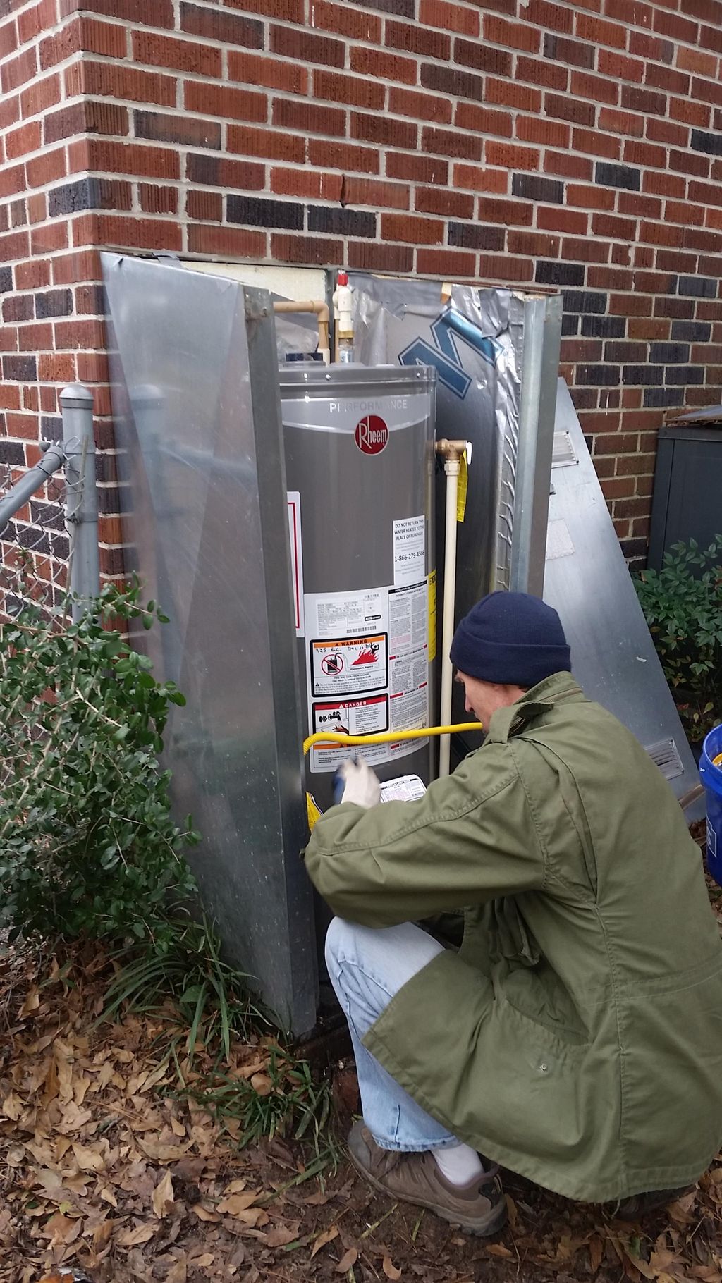 Gas water heater replacement 
