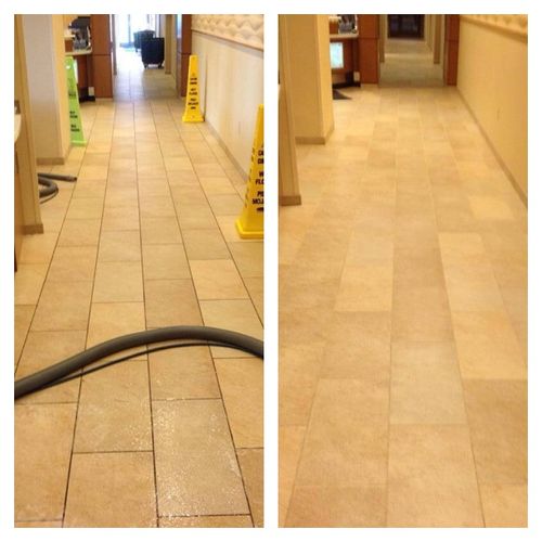 Tile and Grout Restoration Cleaning