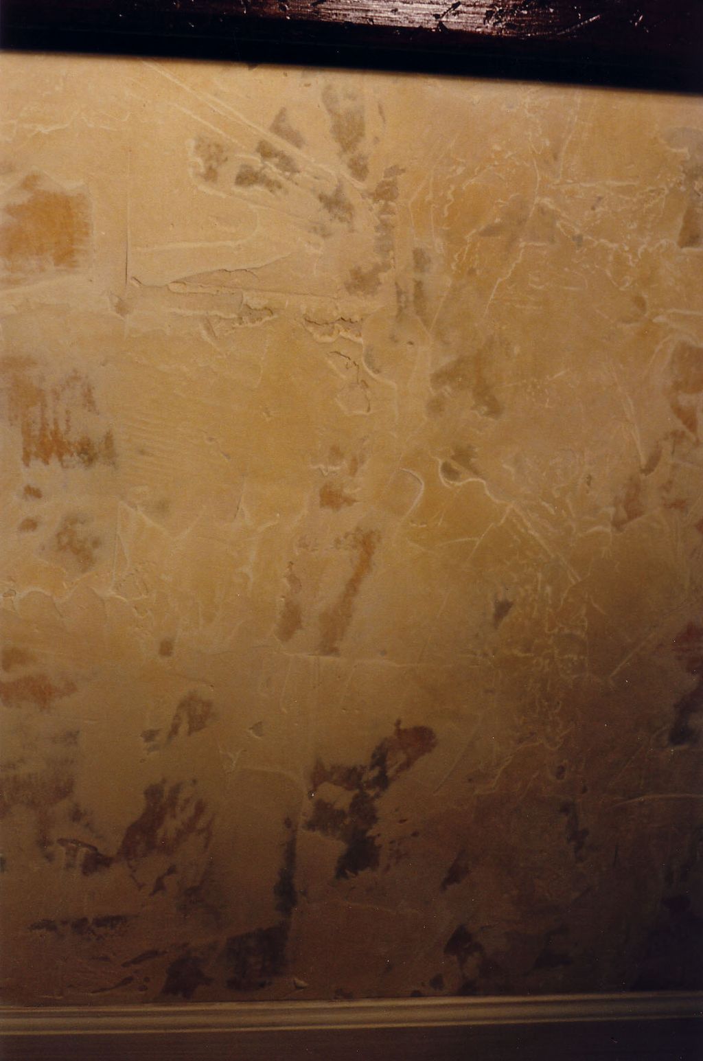 Old world plaster pigment wall finish.