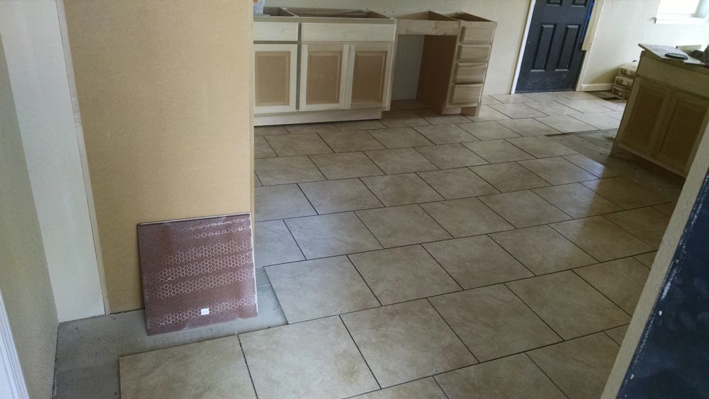 Tile floors