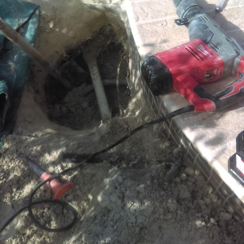 underground pipe leak repair