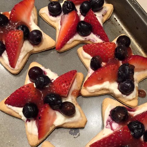 Star Tarts made for Independence Day