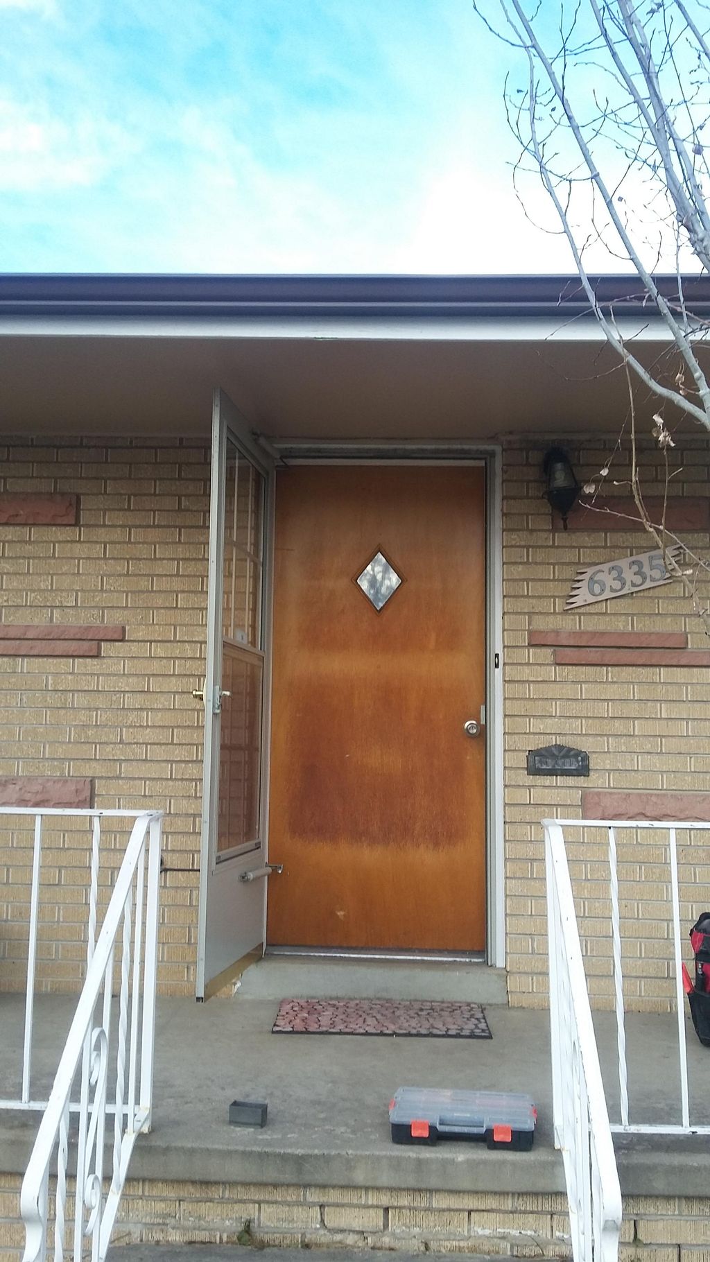 The old door of a recent Thumbtack client, note th