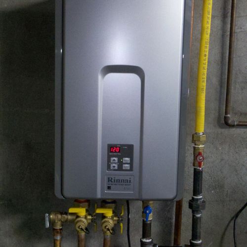 Tankless Water Heater installation