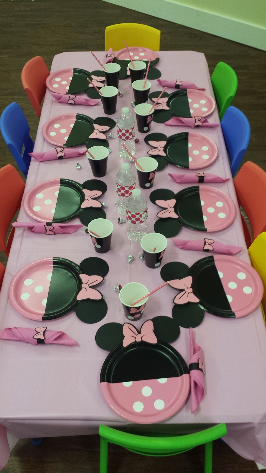 Minnie Mouse Party Table Setting