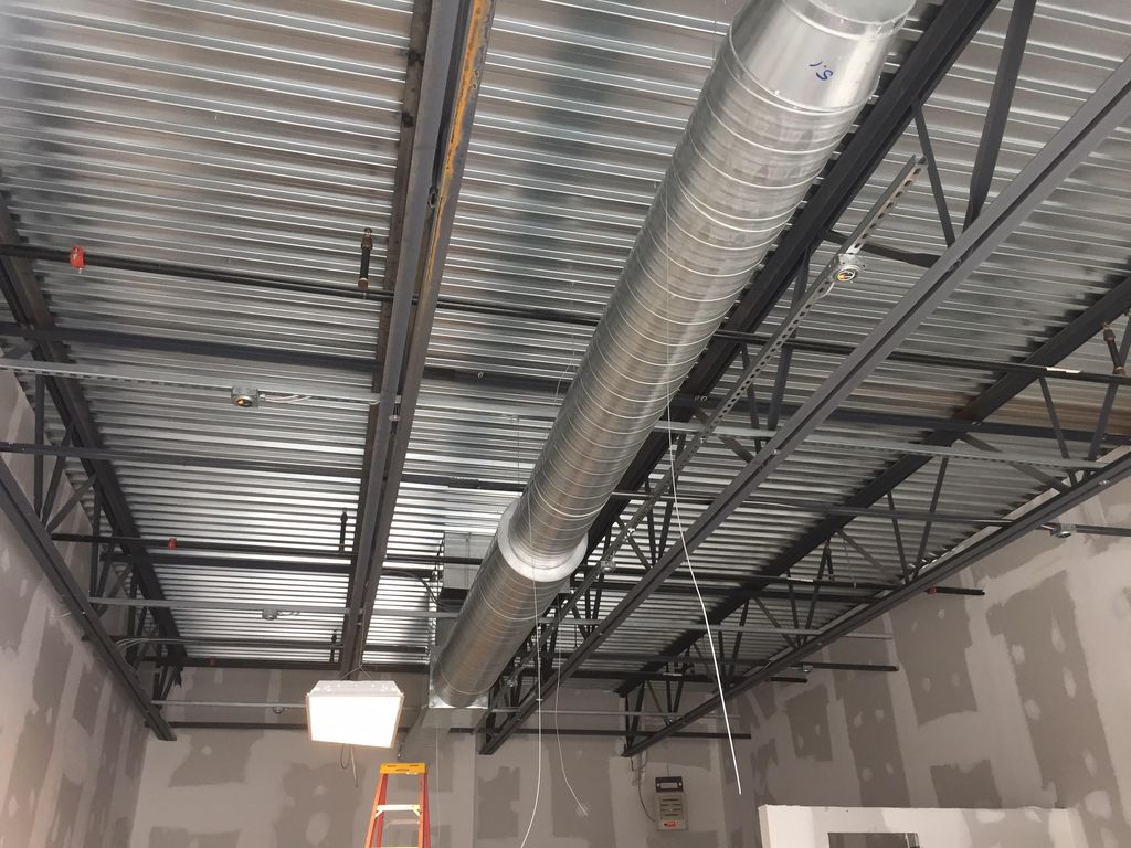 Commercial Ductwork getting put in!