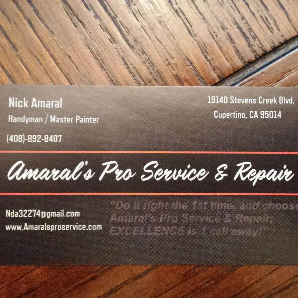 Amaral's Pro Service & Repair!