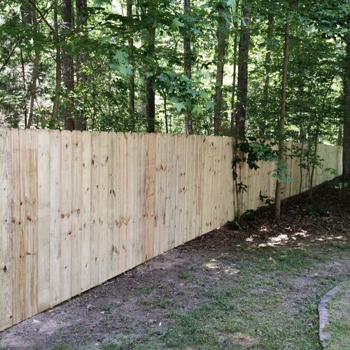 Privacy Fence.