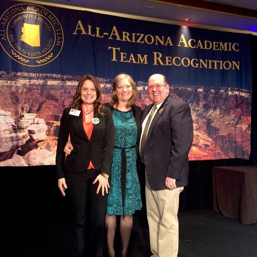 At the Arizona All Academic All USA Awards Luncheo