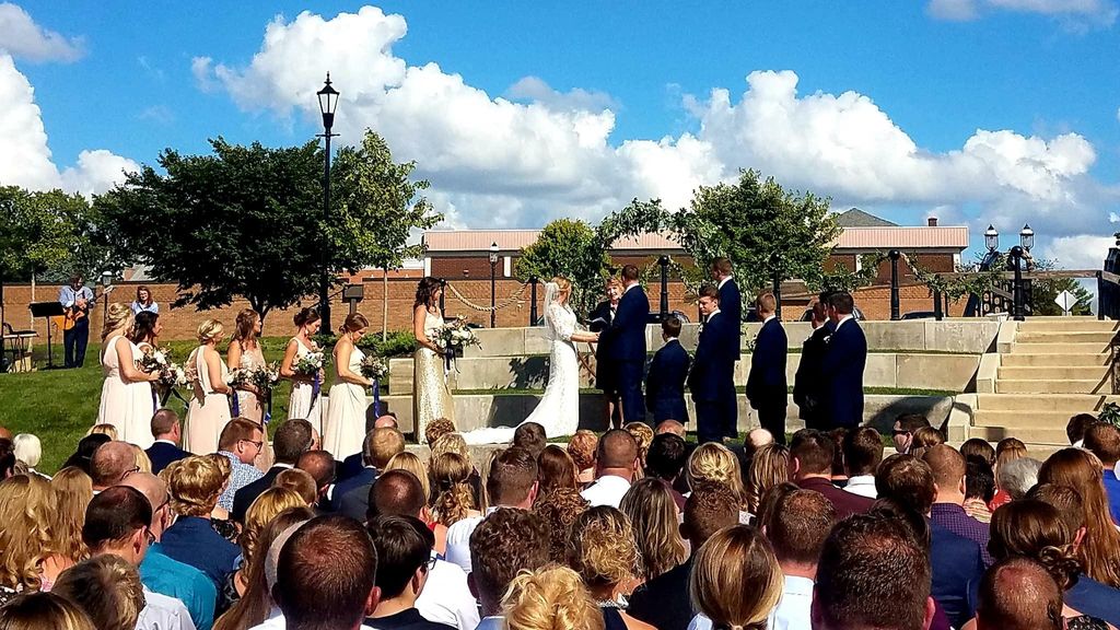 Komminsk Legacy Park with Rev. Deb; Photo Mike Tay