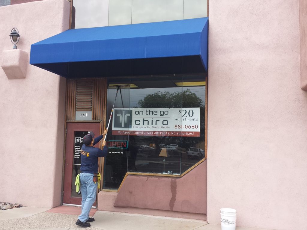 I also clean several commercial properties in town