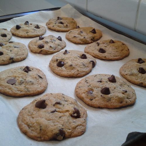 Rosemary + chocolate chip cookies