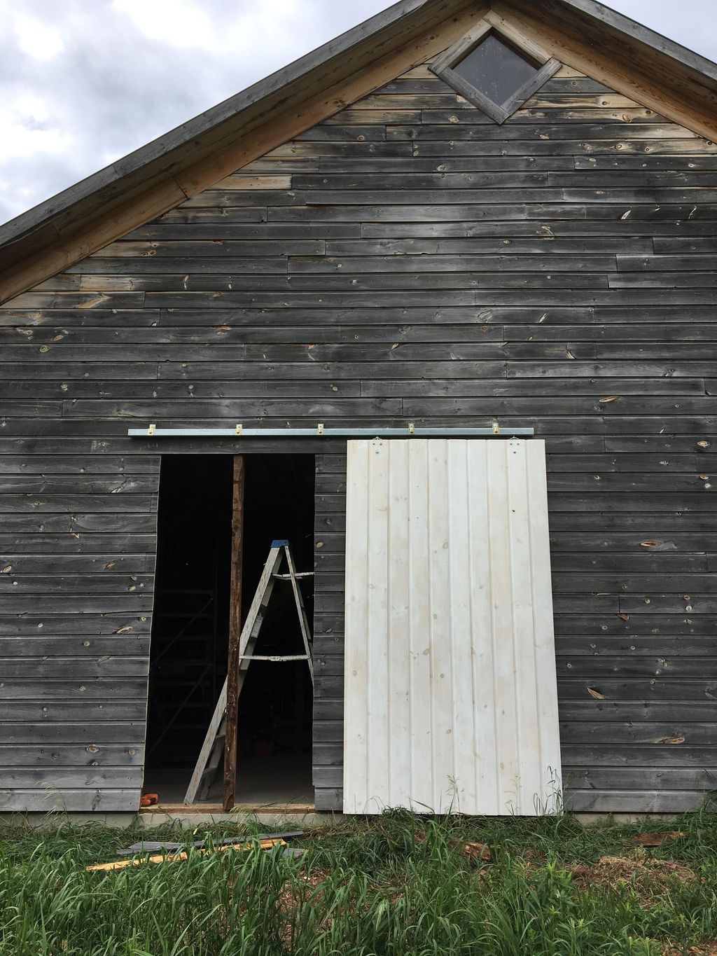 Opened up the Ole’ Barn with a Sliding and lockabl