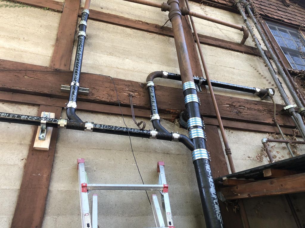 New 2” & 4” cast iron replacement