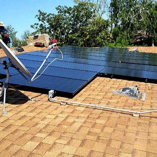 6.24kw solar system with black on black panels