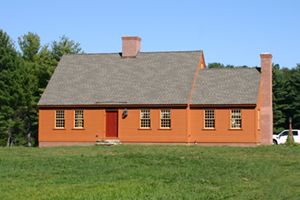 New England  style farm home. 