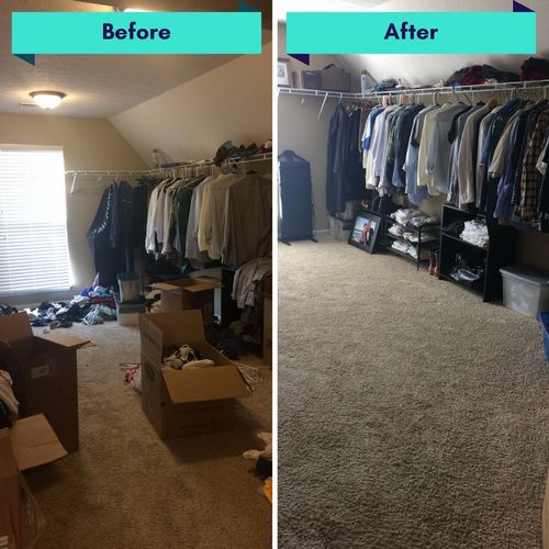 Large Walk In Closet - This photo goes with the on