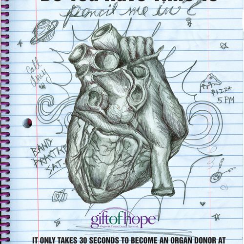 This is a magazine print ad for www.GiftOfHope.org