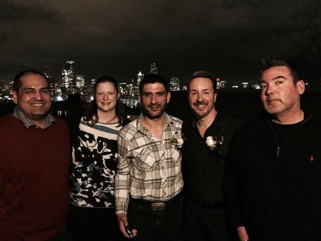 Julia with Jason and Sloane's Wedding Party