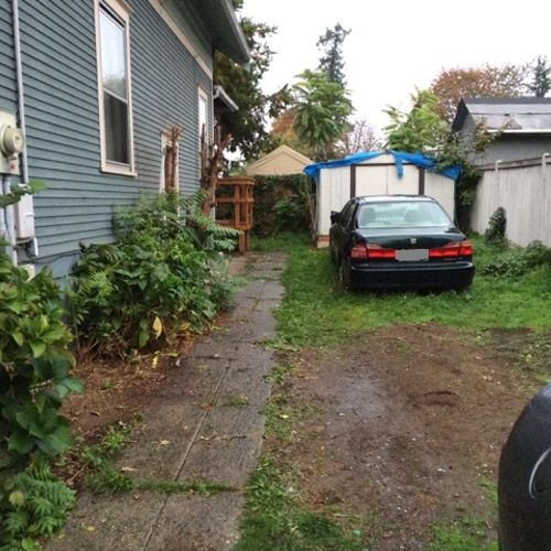Yard Cleanup - After -
Tacoma, 
2015