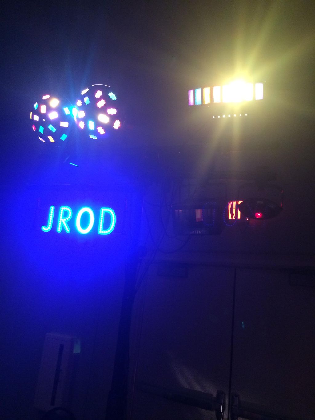 A few of my effects that hang from my light tripod