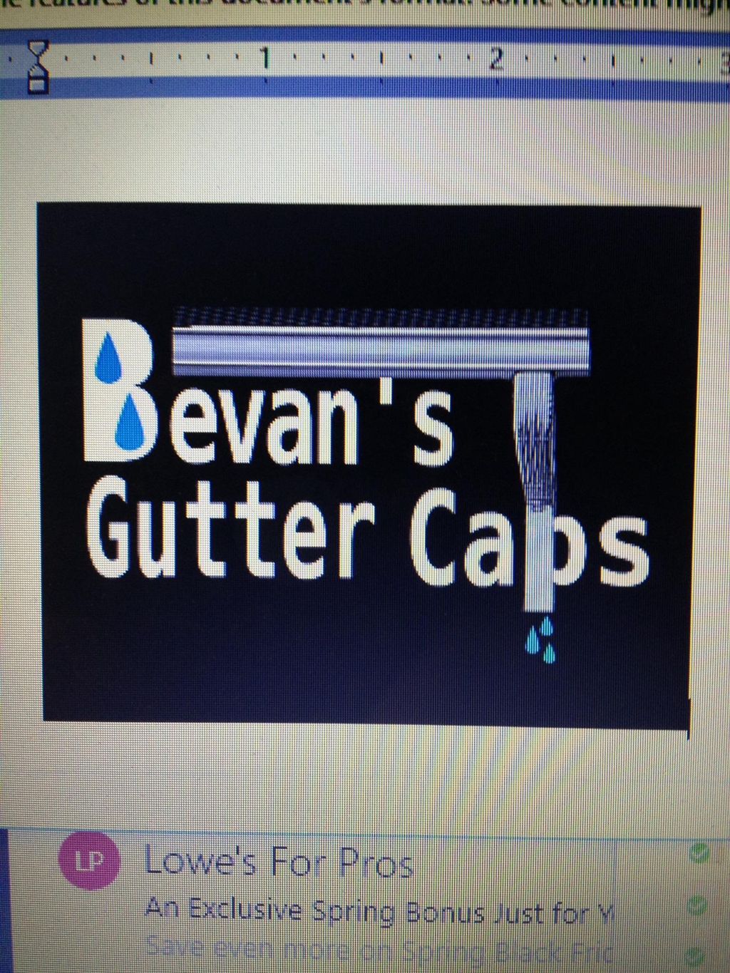 Bevan's Gutter Caps