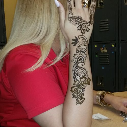 Henna Tattoos, How To Do A Tajik (Persian) Style H