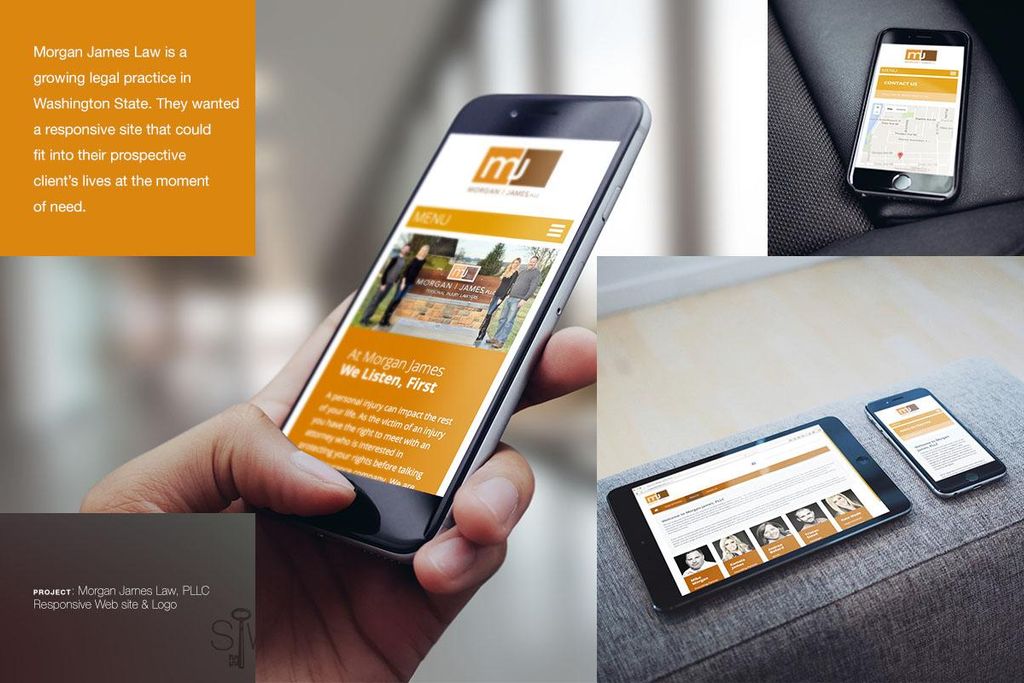 Responsive Web Site design for a legal firm. They 