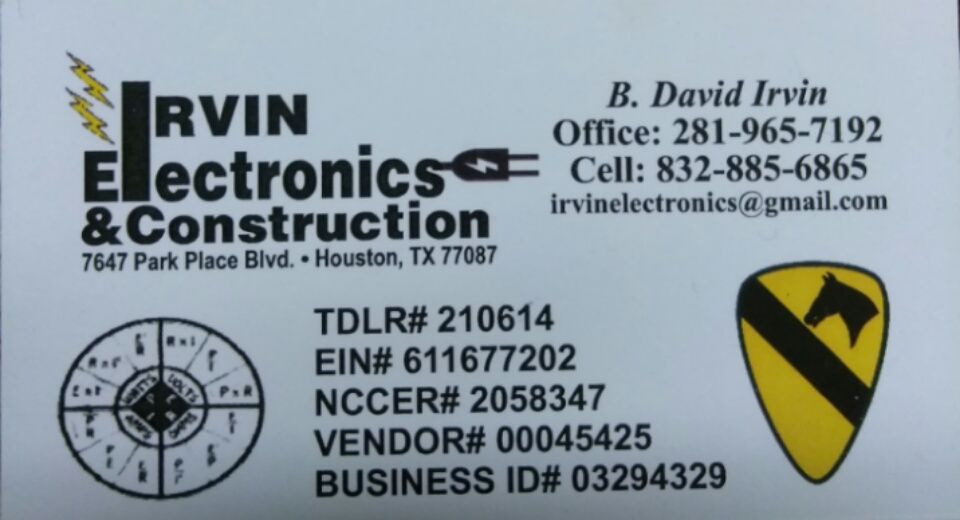 Irvin Electrical & Construction Services