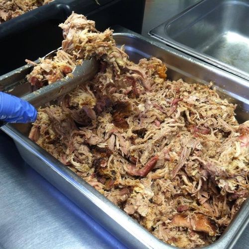 Pulled pork is our most popular item.