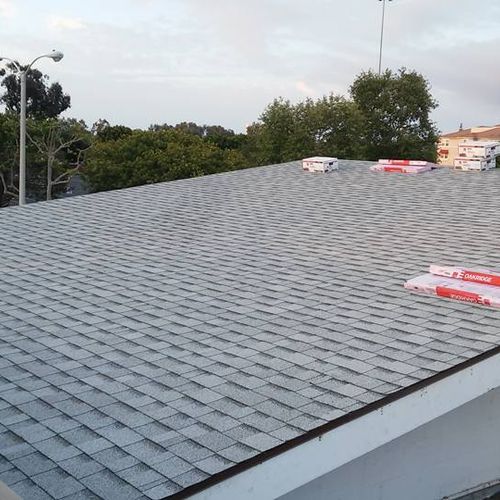 Roofs installed and repaired.