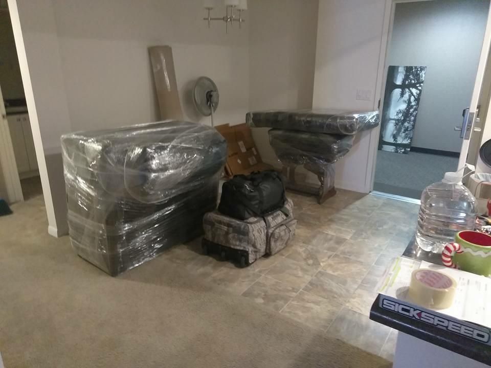 furniture ready to transport 