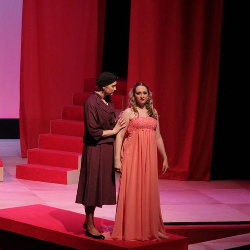 Playing the role of Poppea in The Coronation of Po