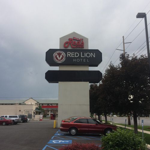 We just completed the Red Lion Hotel. Very good lo