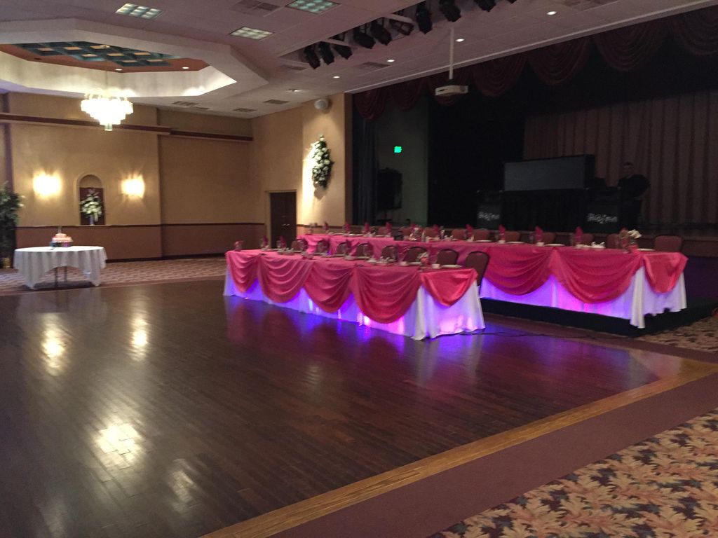 Head Table Lighting