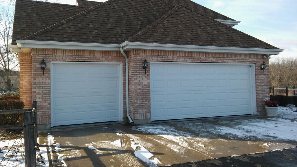 16' x 7' and 9' x 7' doors installed by
All Finish