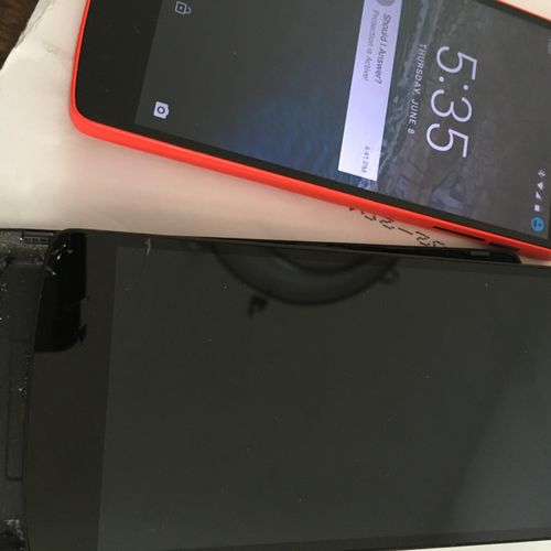 Mobile phone screen replacement