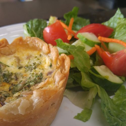 Quiche- just one choice from the catering menu